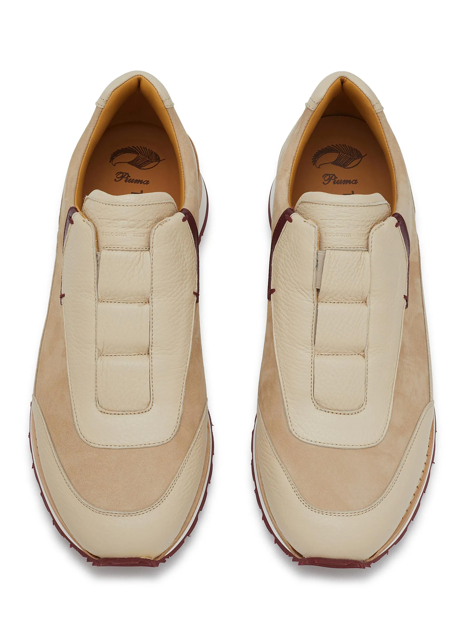 -----------TESTONI  ---- ------------ ----Moena Leather Sneakers --