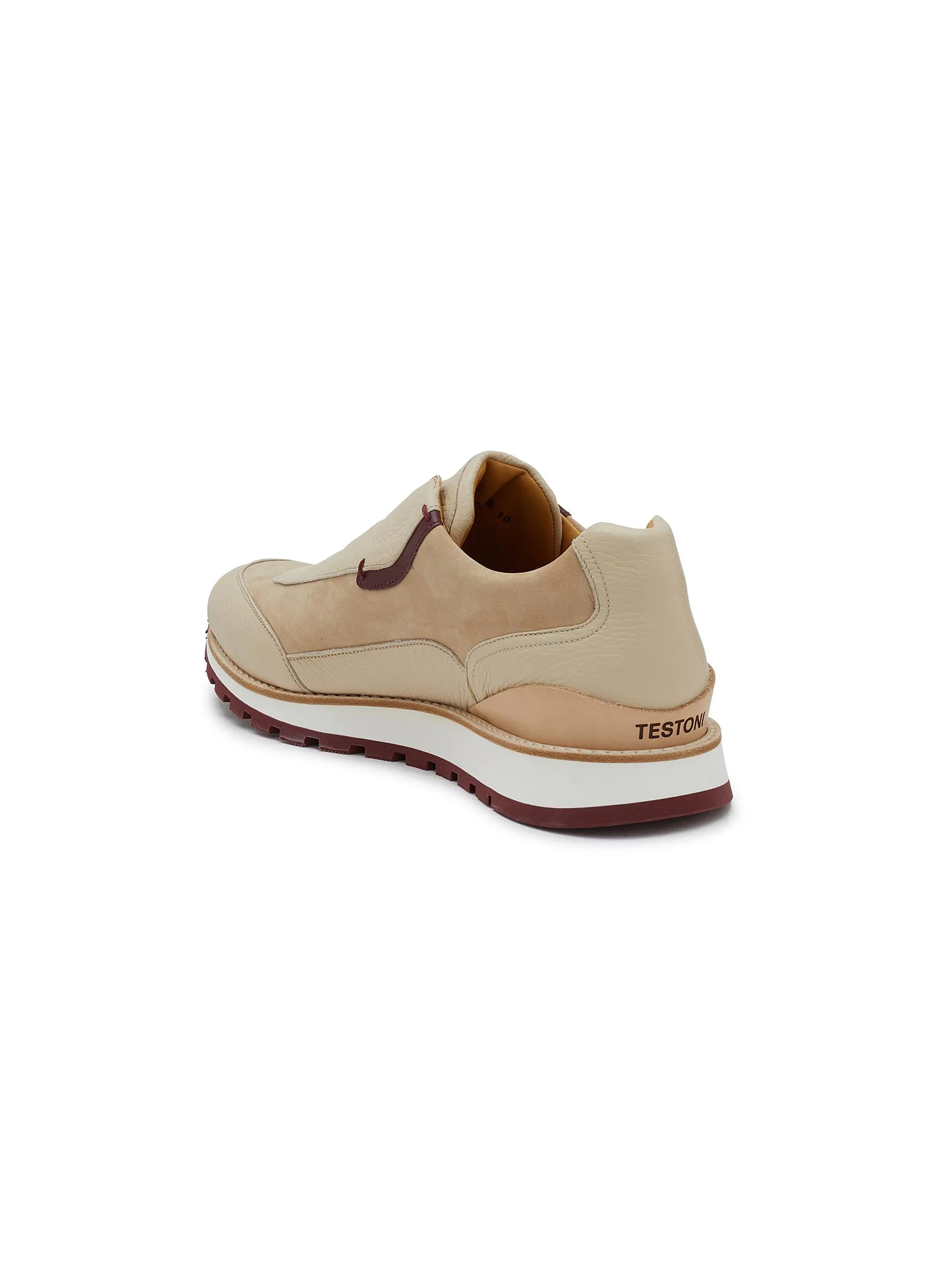 -----------TESTONI  ---- ------------ ----Moena Leather Sneakers --