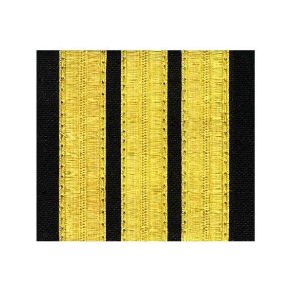 3 Bar Gold Pilot Epaulettes for Standard Board - V:One