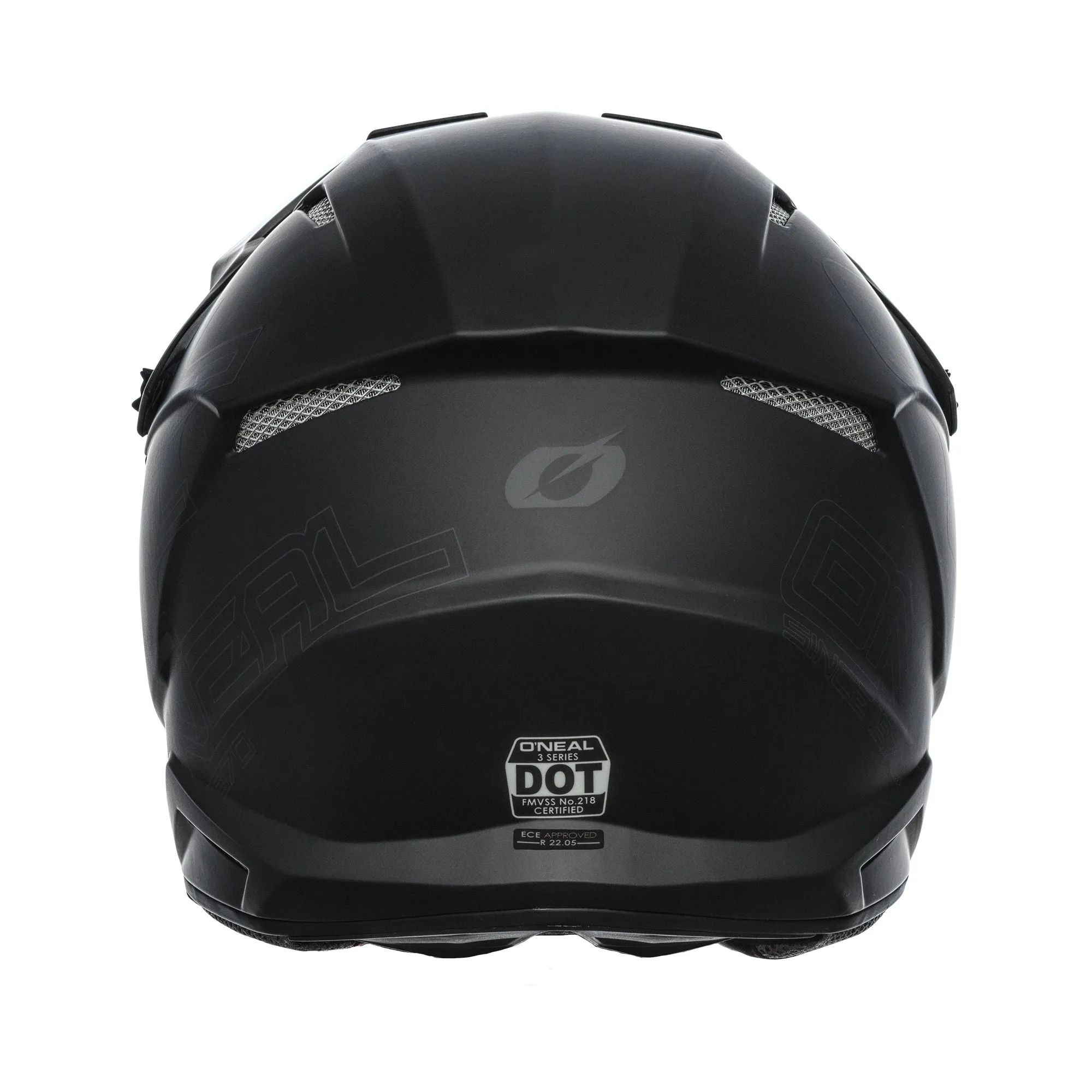 3 SRS Flat Helmet Black