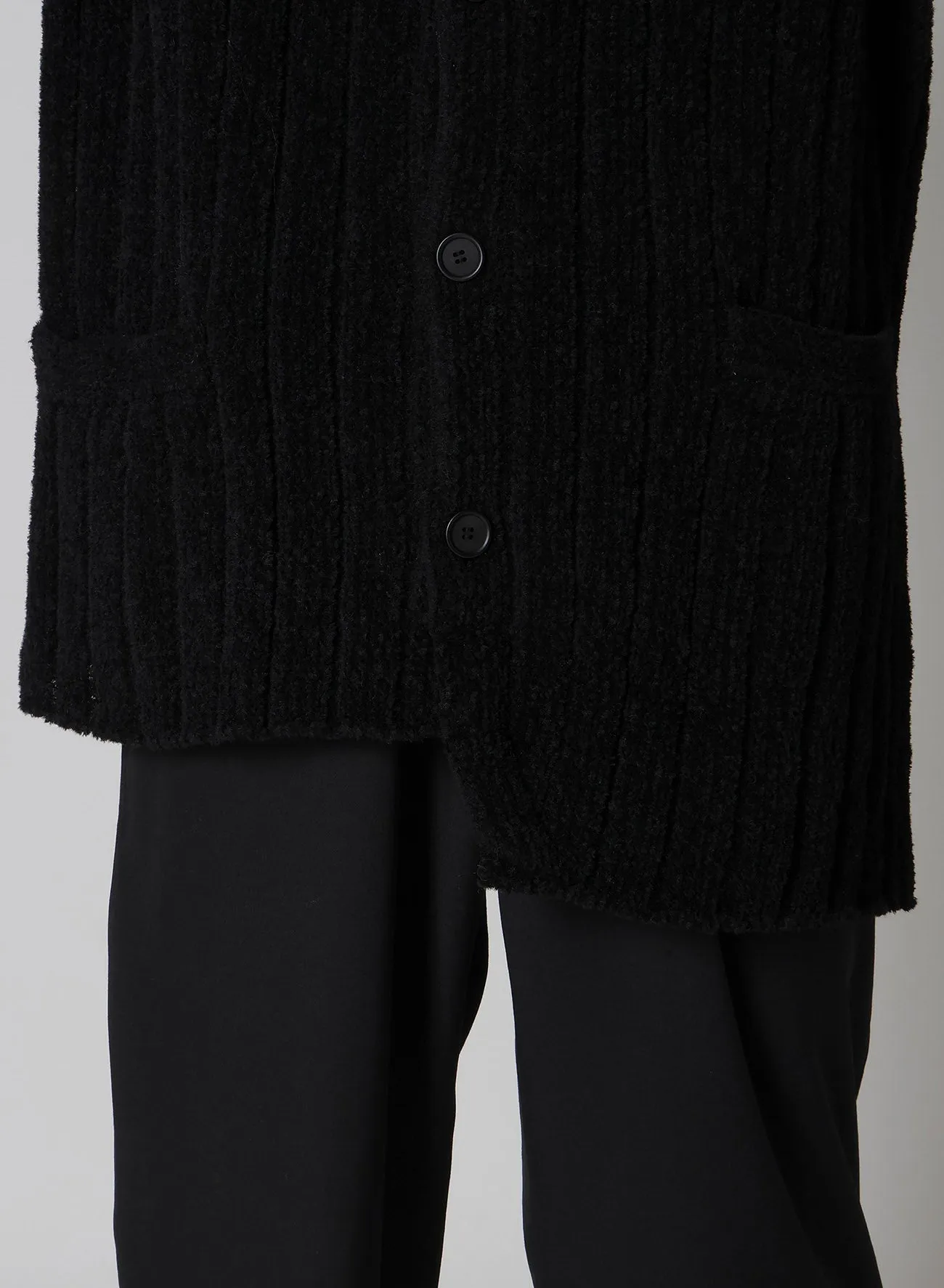 3G4 RIB 3BUTTON  DRIVERS KNIT CARDIGAN