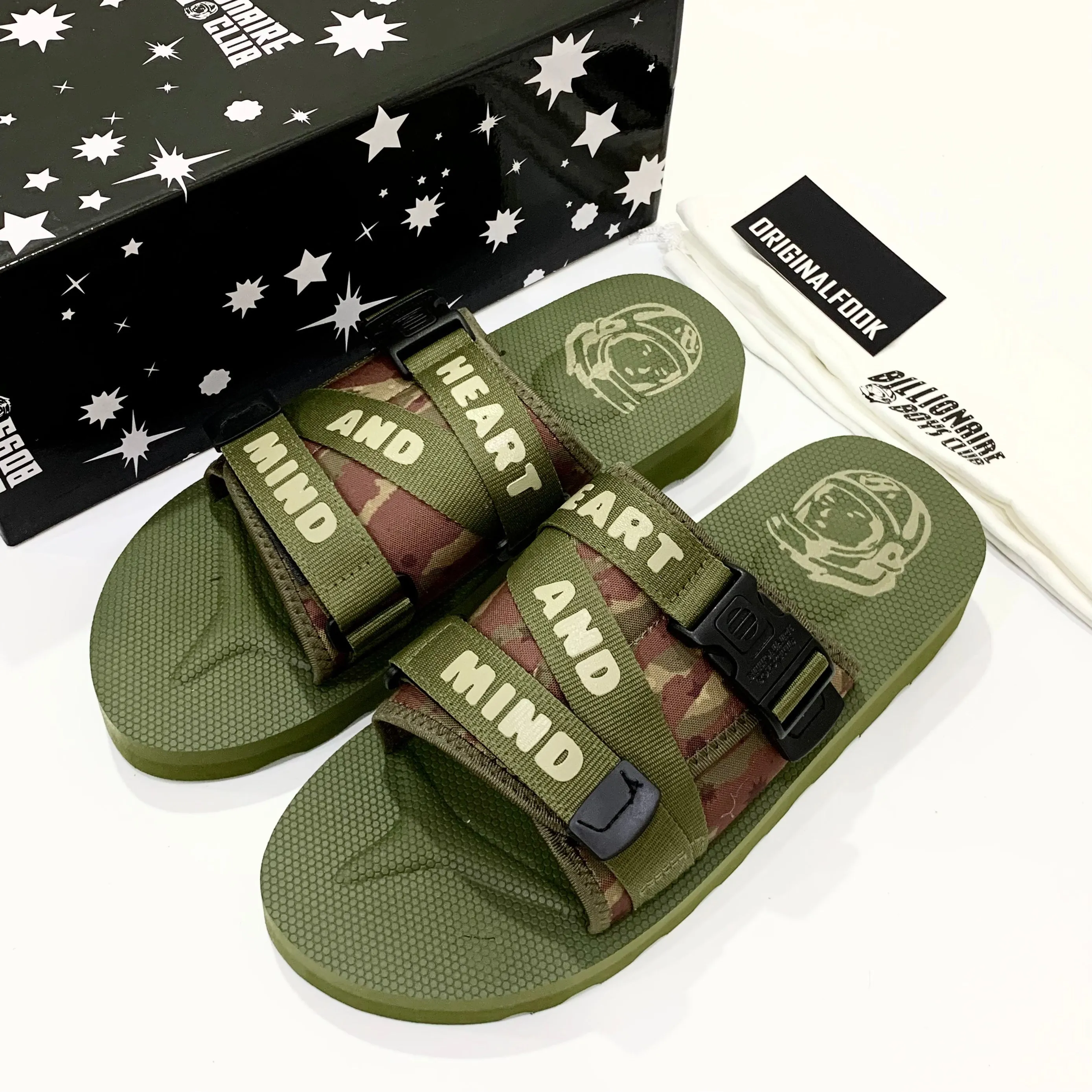 Billionaire Boys Club Camo Slides