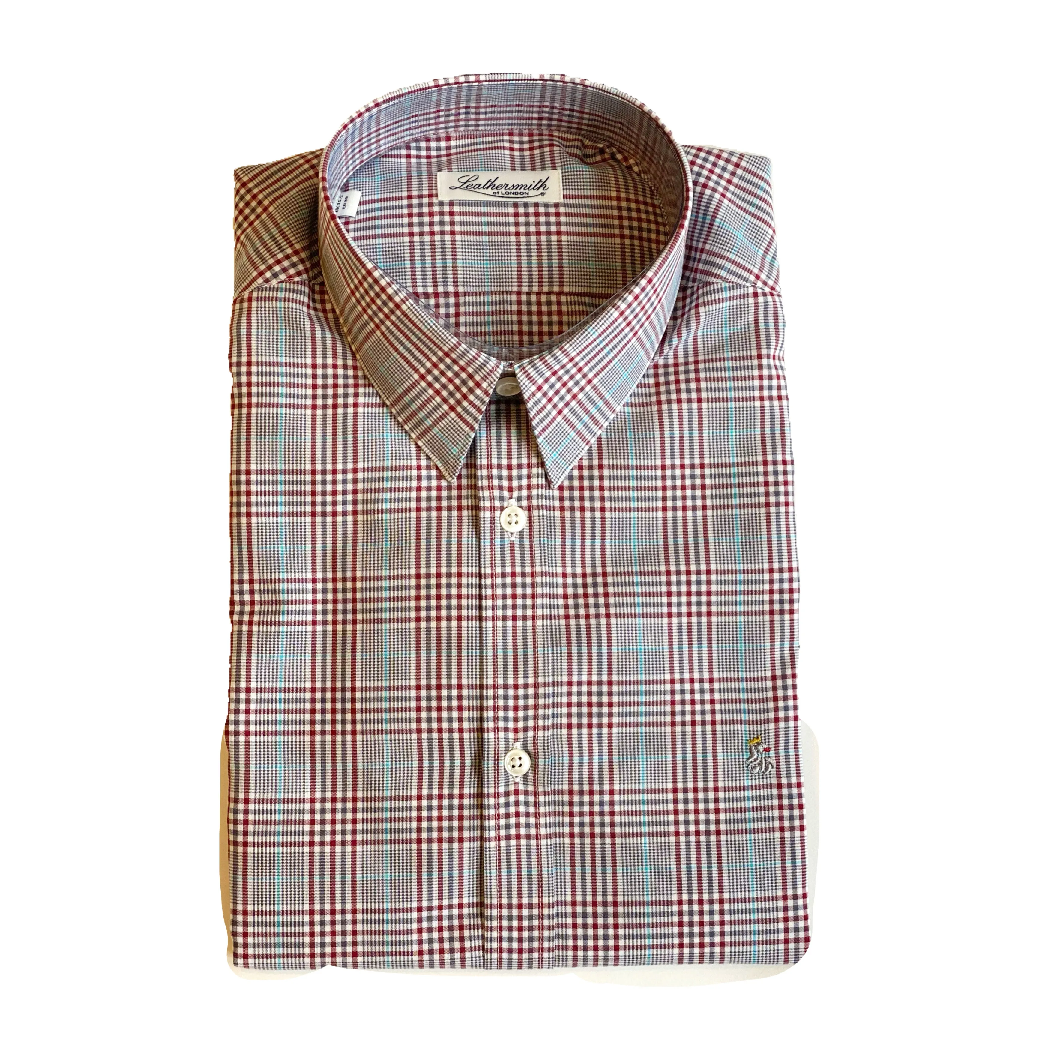 Grey and Red Check Shirt - Style 5428A