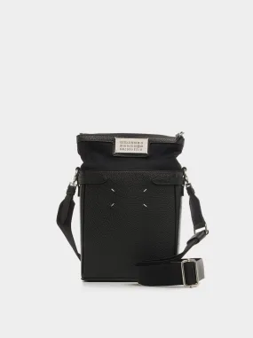 Black Vertical Camera Crossbody Bag