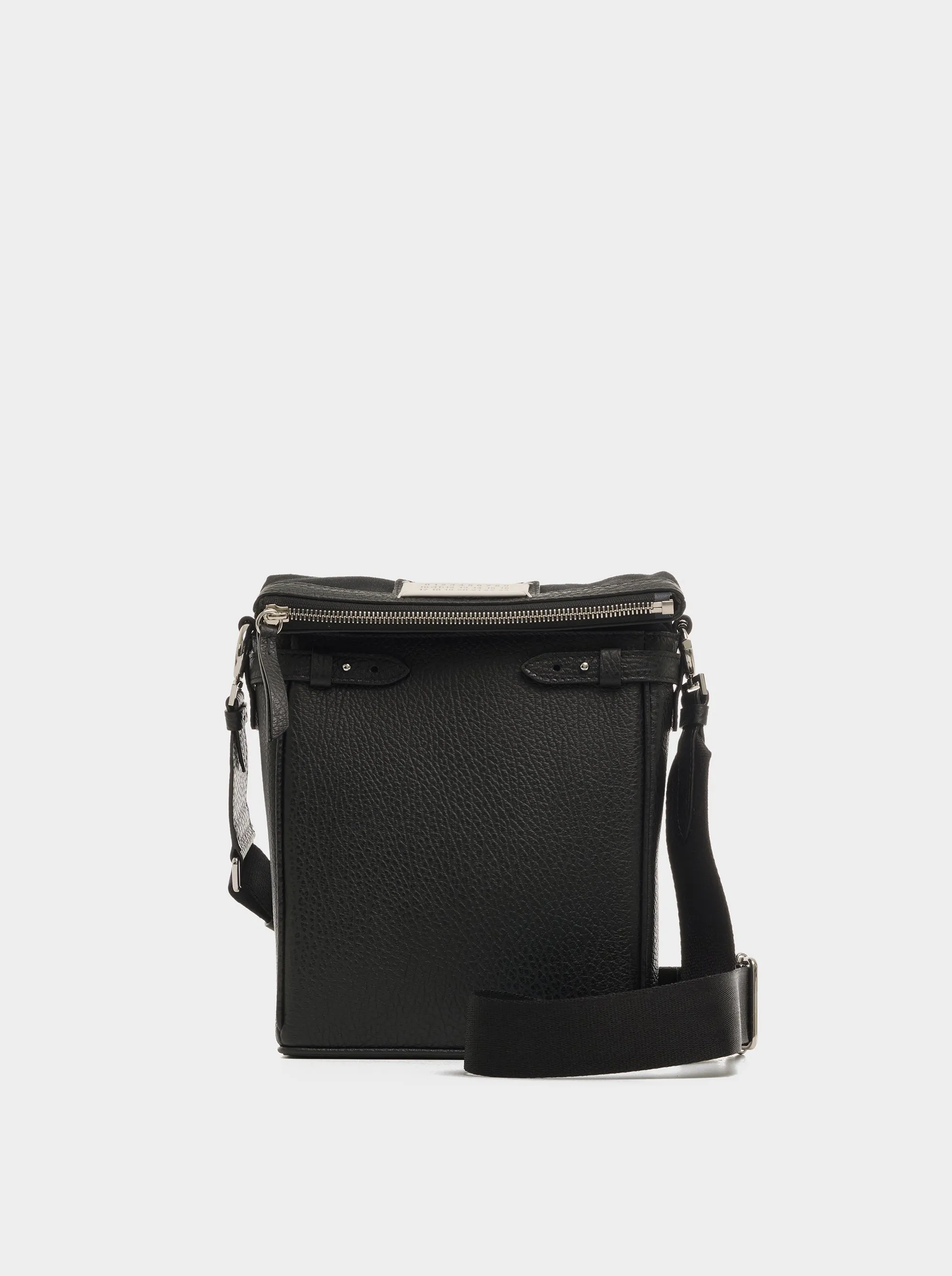 Black Vertical Camera Crossbody Bag