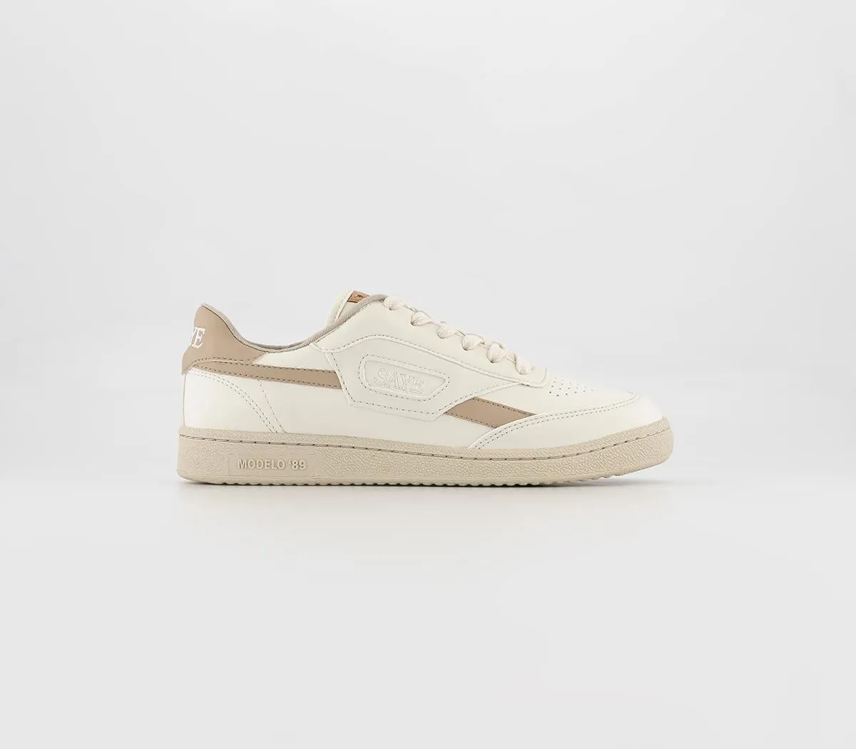 '89 Vegan Beige Trainers by Saye Modelo