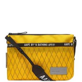 AAPE Cordura Flat Pouch Bag in Yellow