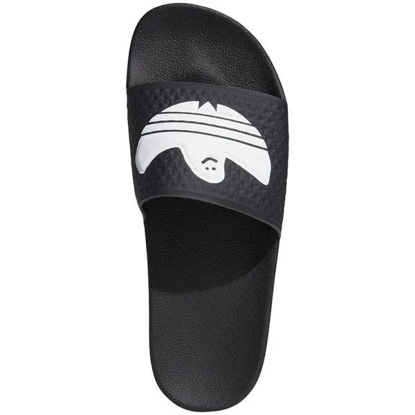 Adidas Mark Gonzales Shmoofoil Slides Core Black - Cloud White - Cloud White