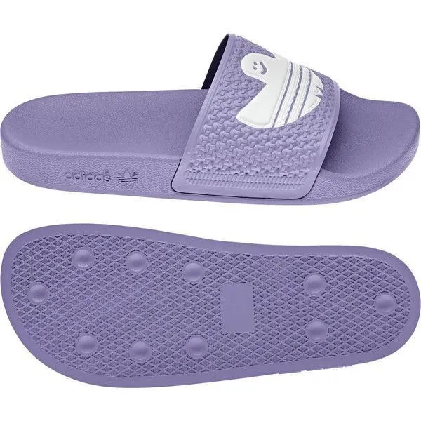 Adidas Mark Gonzales Shmoofoil Slides Magic Lilac - White