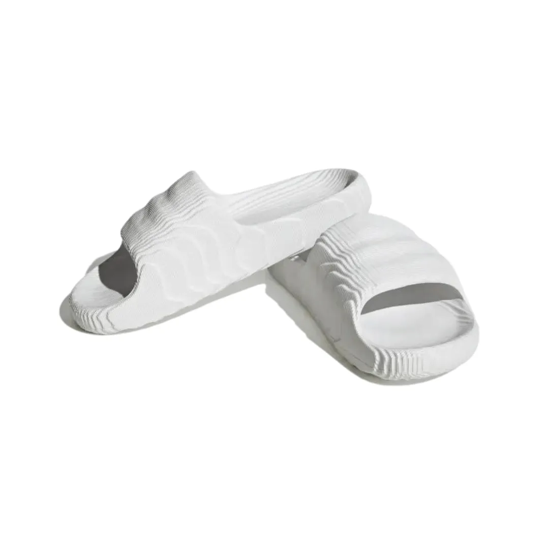 adidas Men's Crystal White Adilette 22 Slides