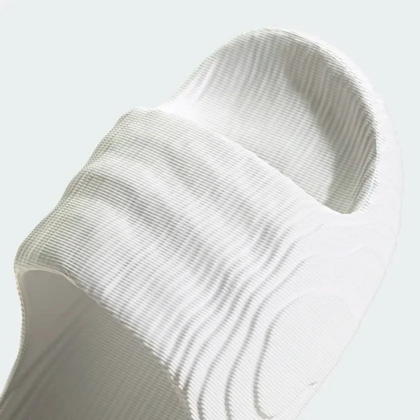 adidas Men's Crystal White Adilette 22 Slides