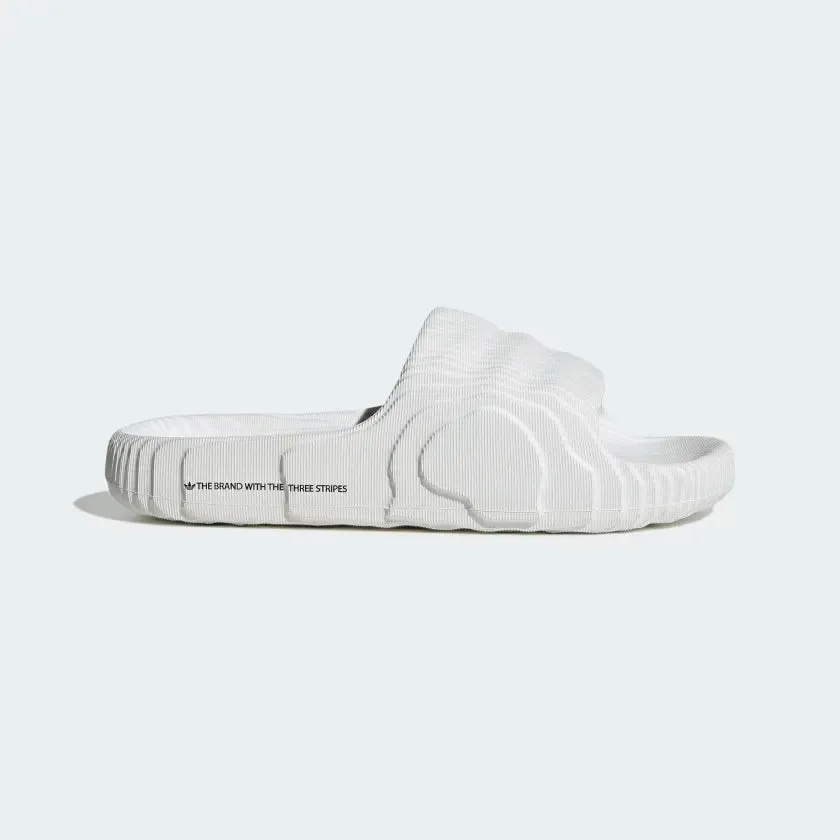 adidas Men's Crystal White Adilette 22 Slides