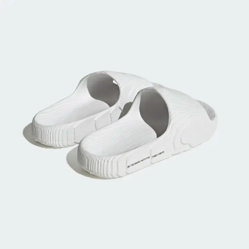 adidas Men's Crystal White Adilette 22 Slides