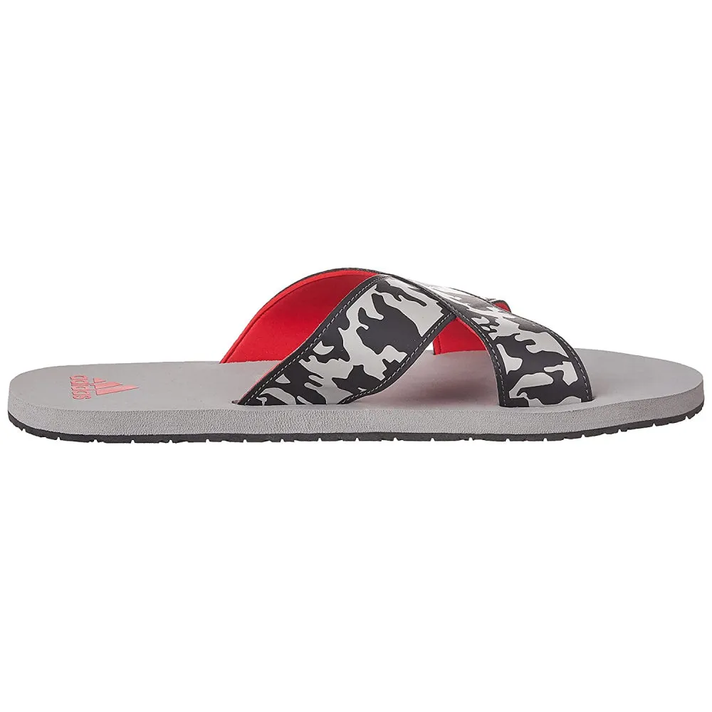 Adidas Men's Distincto Sandals (Carbon/Stone/Scarlet)