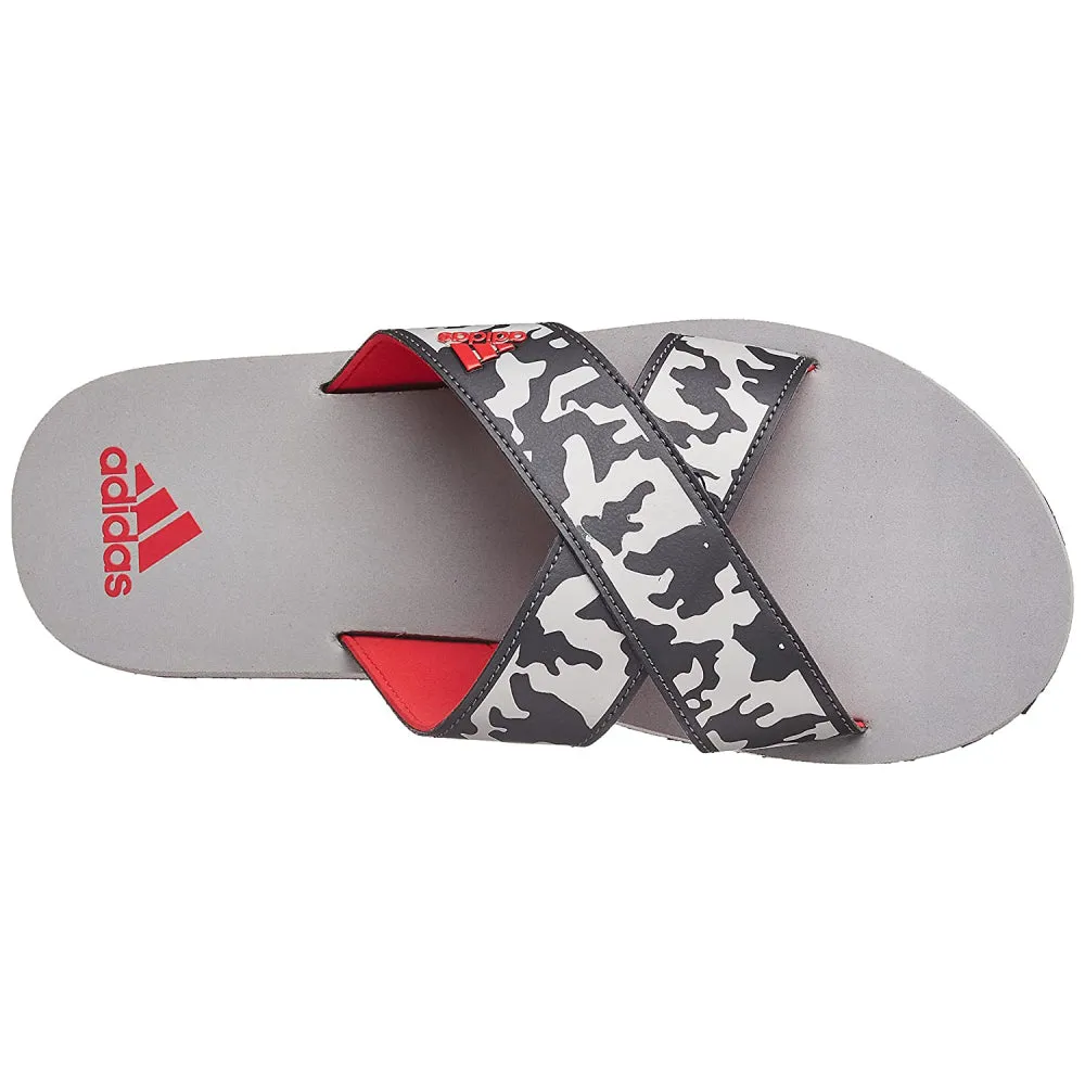 Adidas Men's Distincto Sandals (Carbon/Stone/Scarlet)