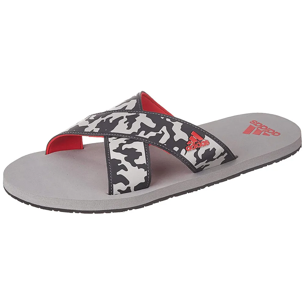 Adidas Men's Distincto Sandals (Carbon/Stone/Scarlet)