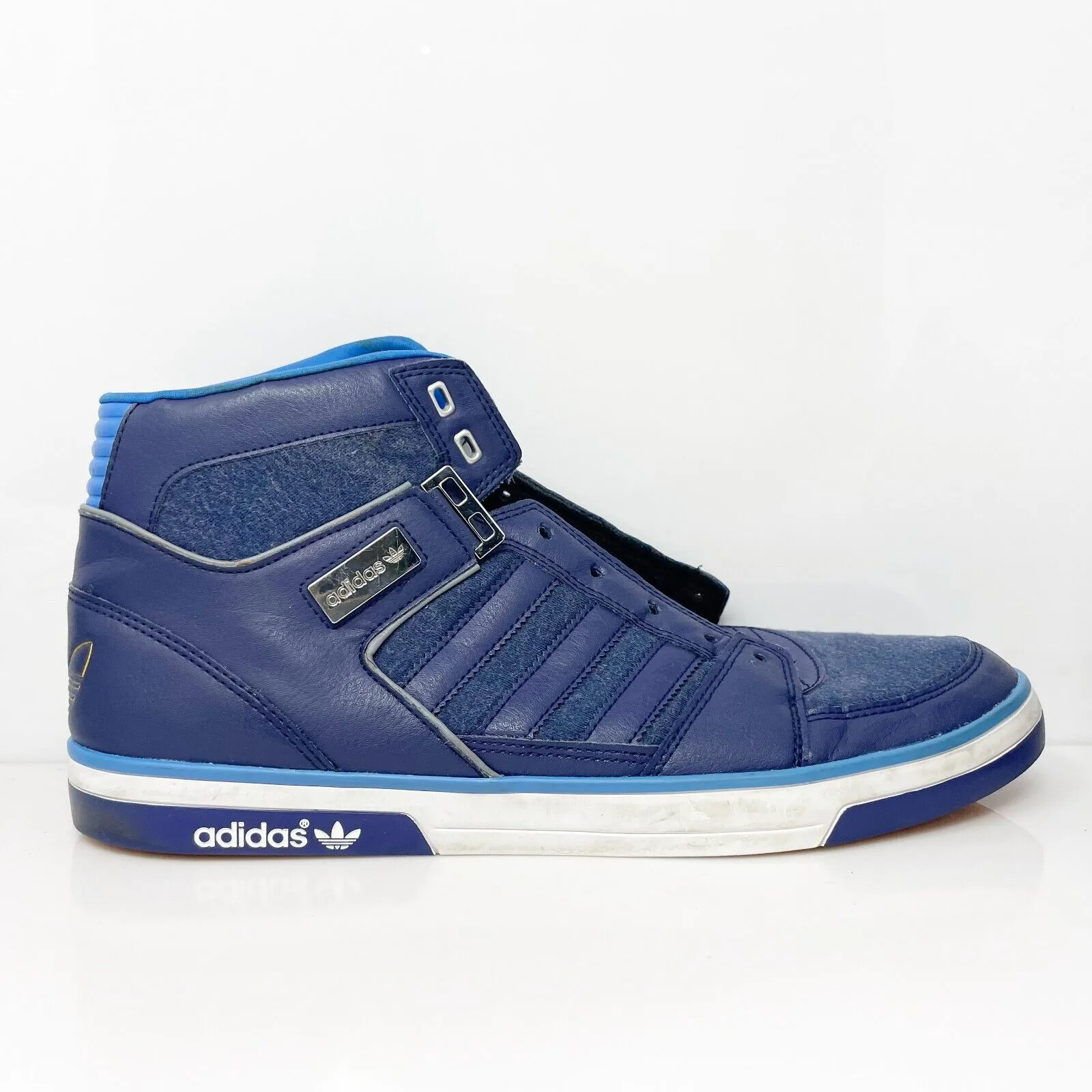 Adidas Mens Hard Court 2 Hi G98510 Blue Casual Shoes Sneakers Size 13