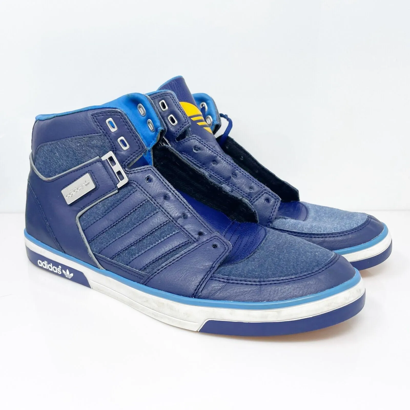 Adidas Mens Hard Court 2 Hi G98510 Blue Casual Shoes Sneakers Size 13