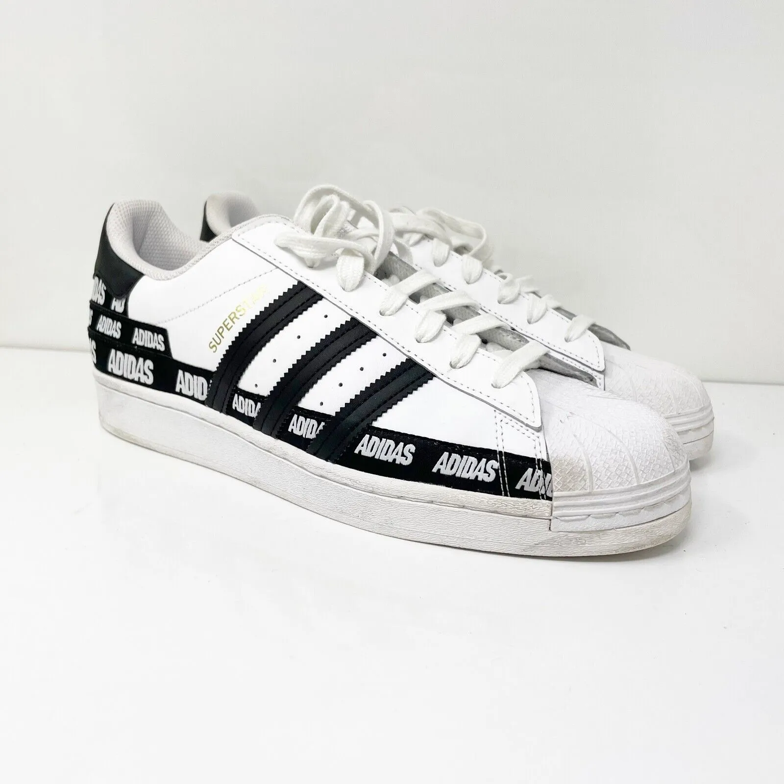 Adidas Mens Originals Superstar FX5558 White Casual Shoes Sneakers Size 11.5