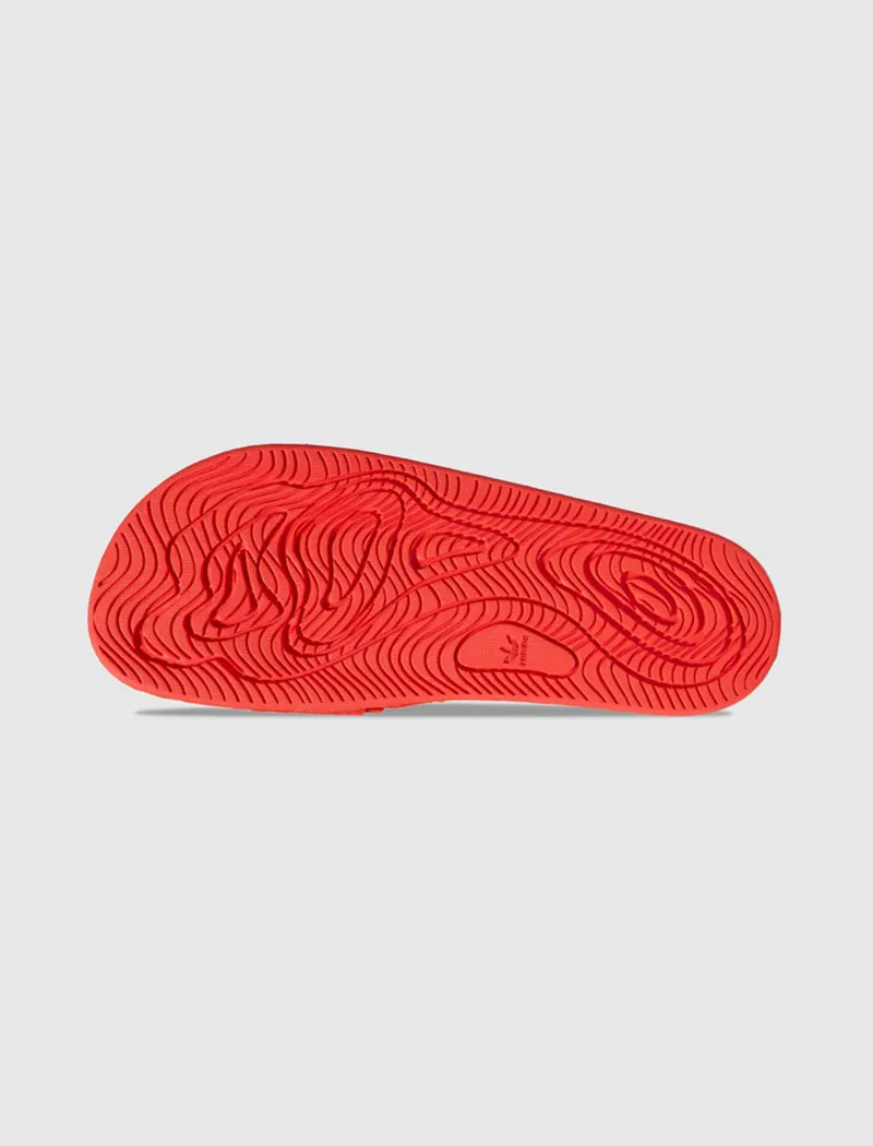 ADIDAS PHARRELL WILLIAMS BOOST SLIDES   RED