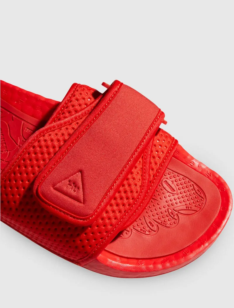 ADIDAS PHARRELL WILLIAMS BOOST SLIDES   RED