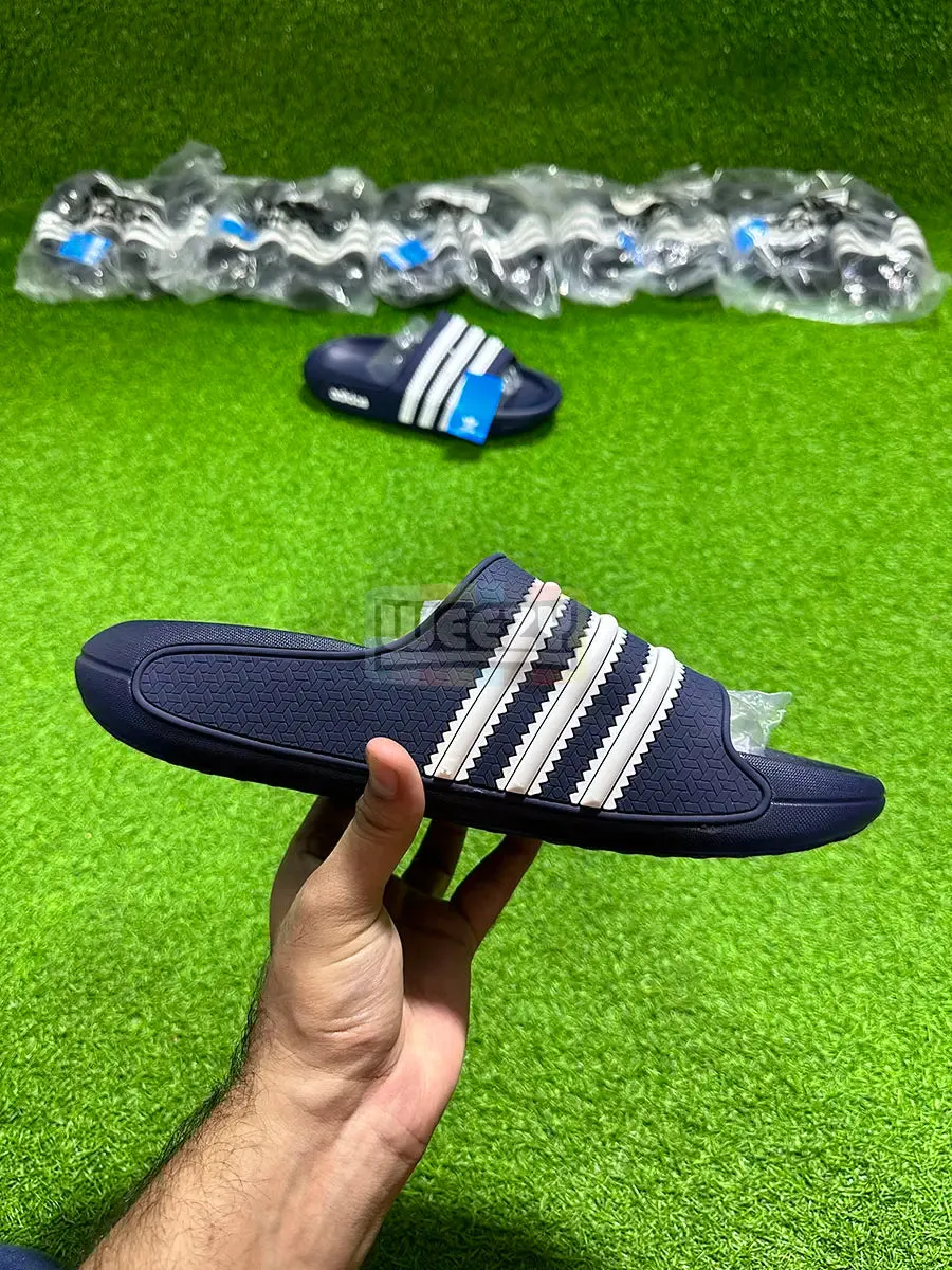 Adidas Stripes Slides (N Blue) (Super Comfortable)