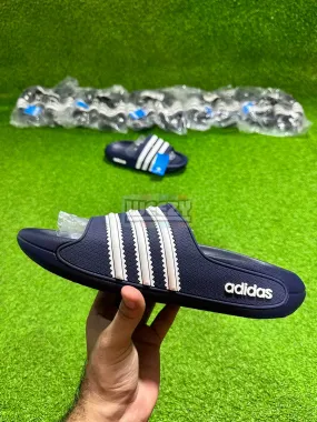 Adidas Stripes Slides (N Blue) (Super Comfortable)