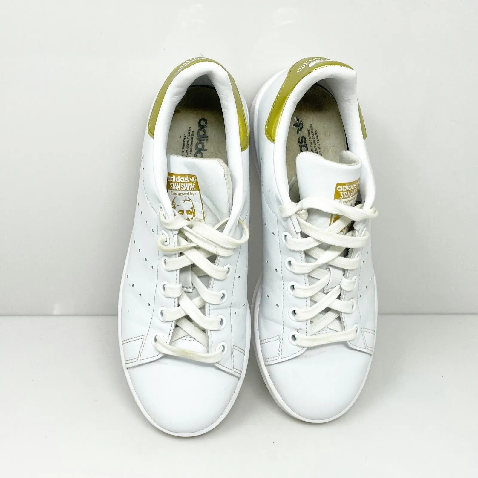 Adidas Womens Stan Smith G58184 White Casual Shoes Sneakers Size 6