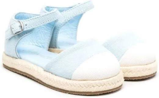 Age of Innocence Marissa contrasting toe-cap espadrilles Blue