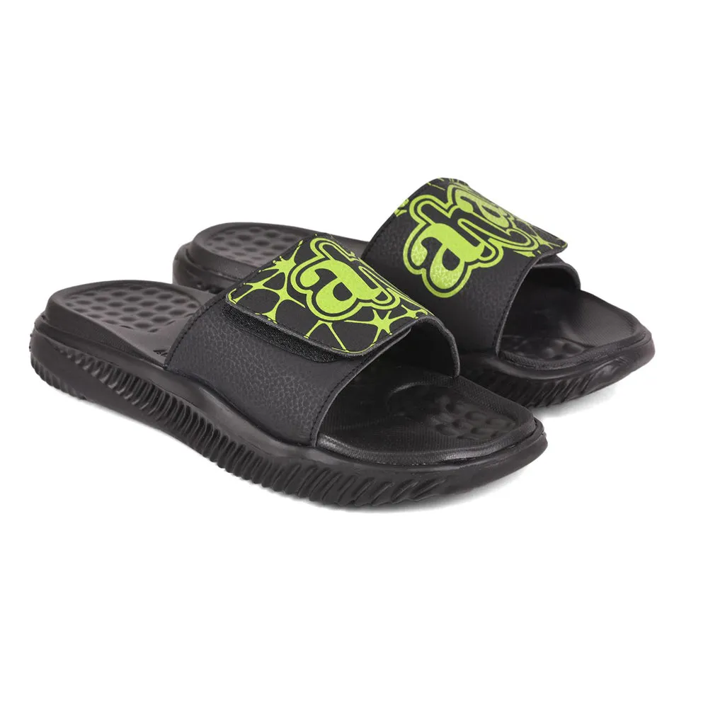 AHA (Black) Slides For Men STAMINA-26 By Liberty