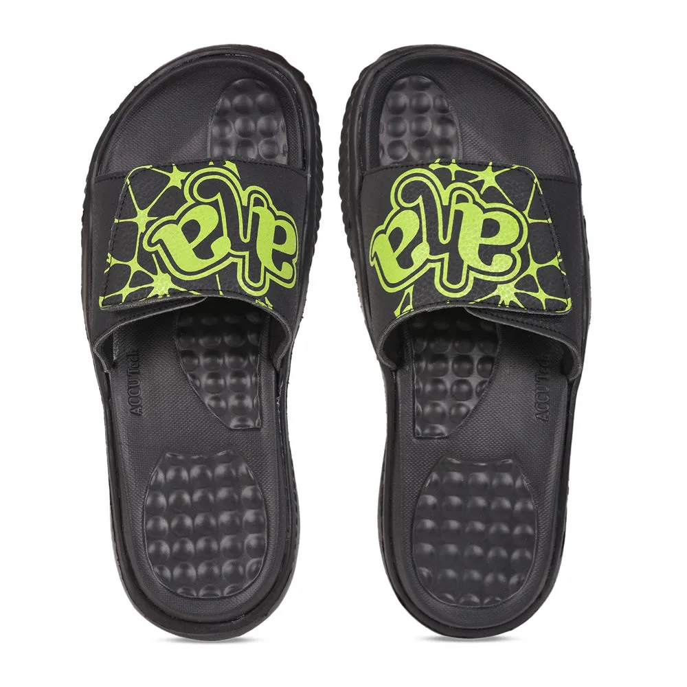 AHA (Black) Slides For Men STAMINA-26 By Liberty