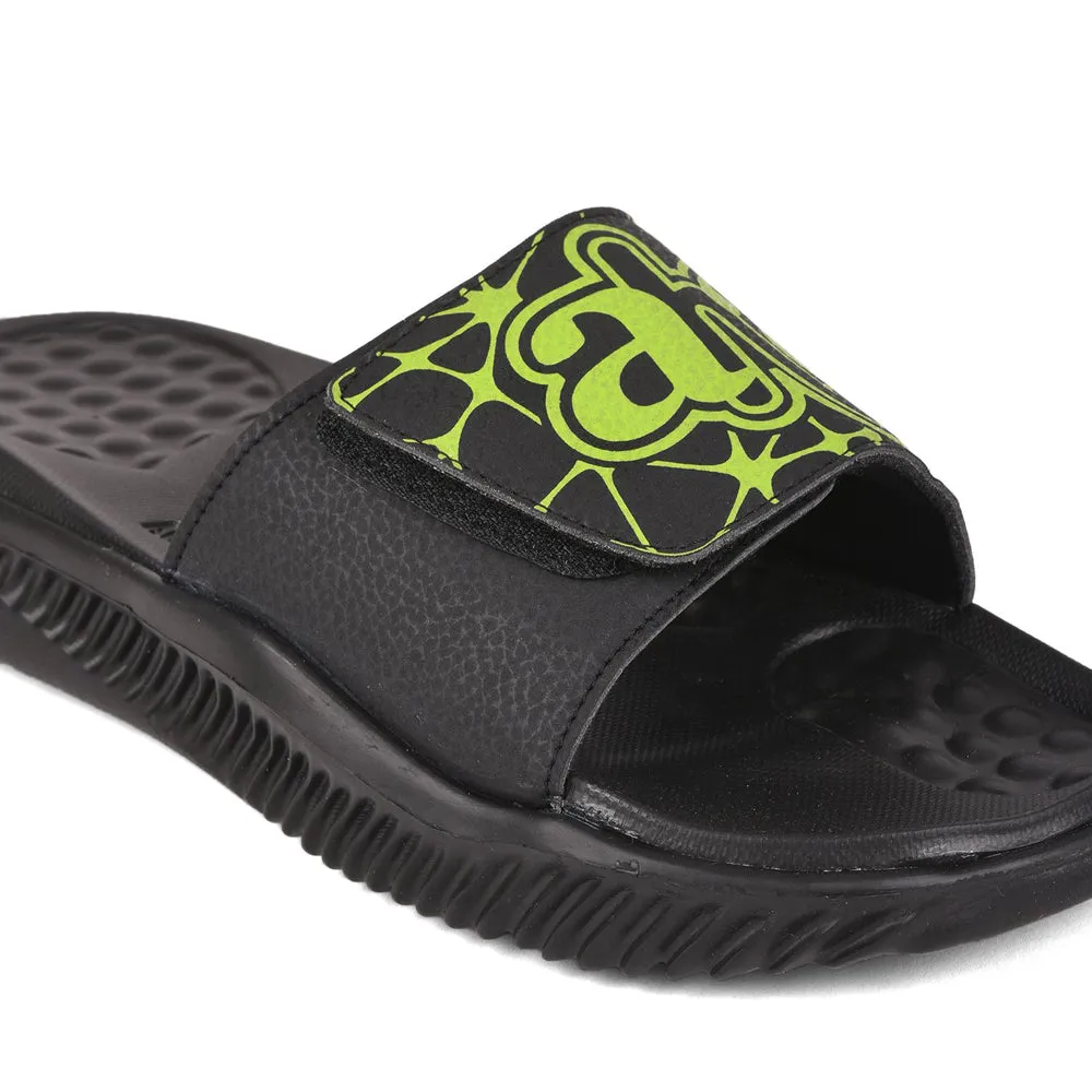 AHA (Black) Slides For Men STAMINA-26 By Liberty