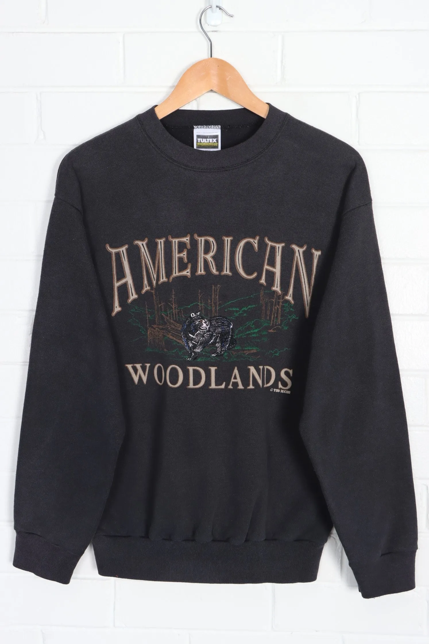 American Woodlands Black Bear Sweatshirt 1993 (M-L)