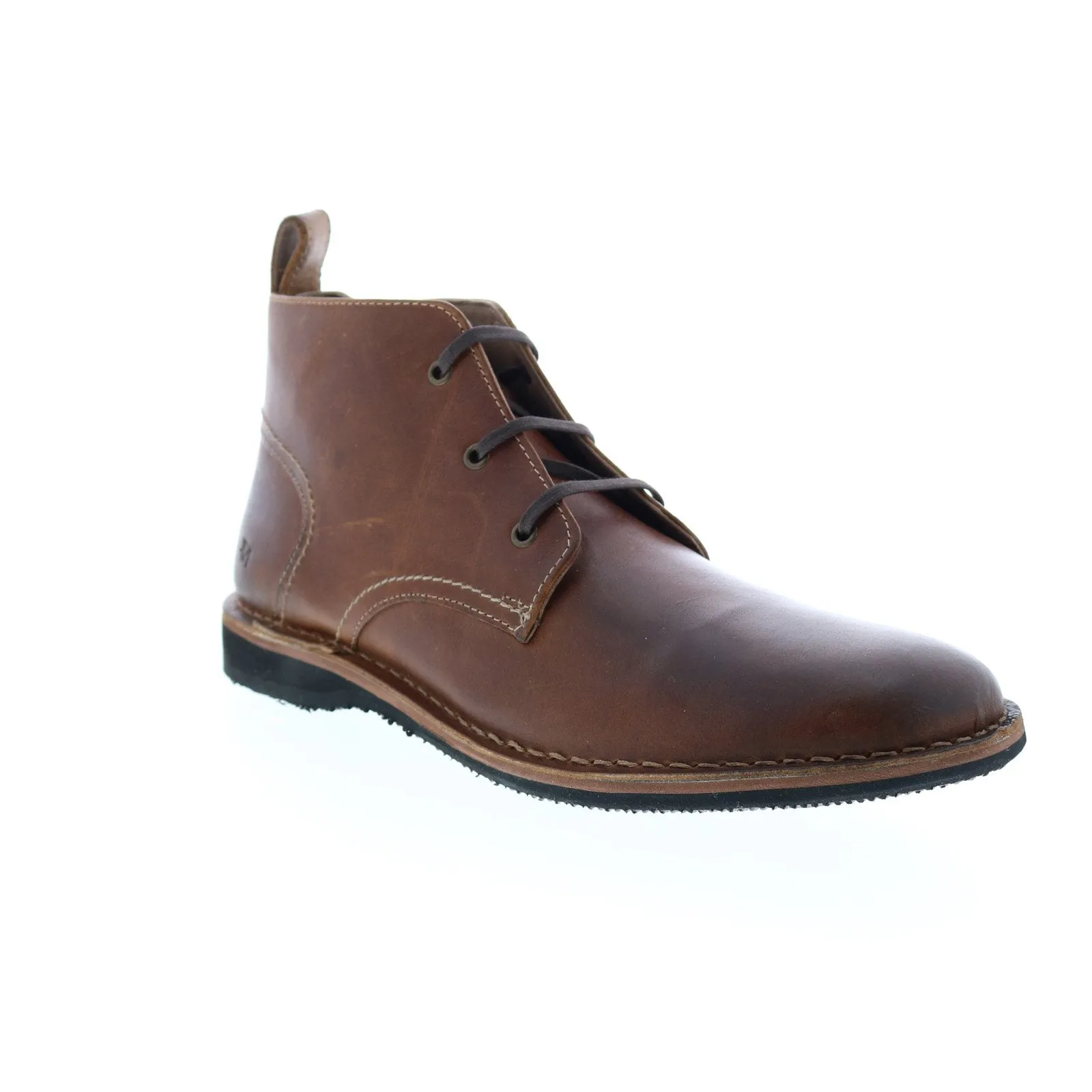 Andrew Marc Leather Chukka Boots for Men - Brown Chukkas