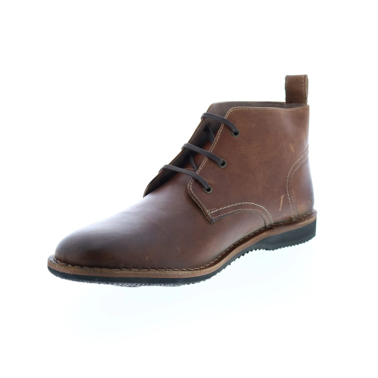 Andrew Marc Leather Chukka Boots for Men - Brown Chukkas