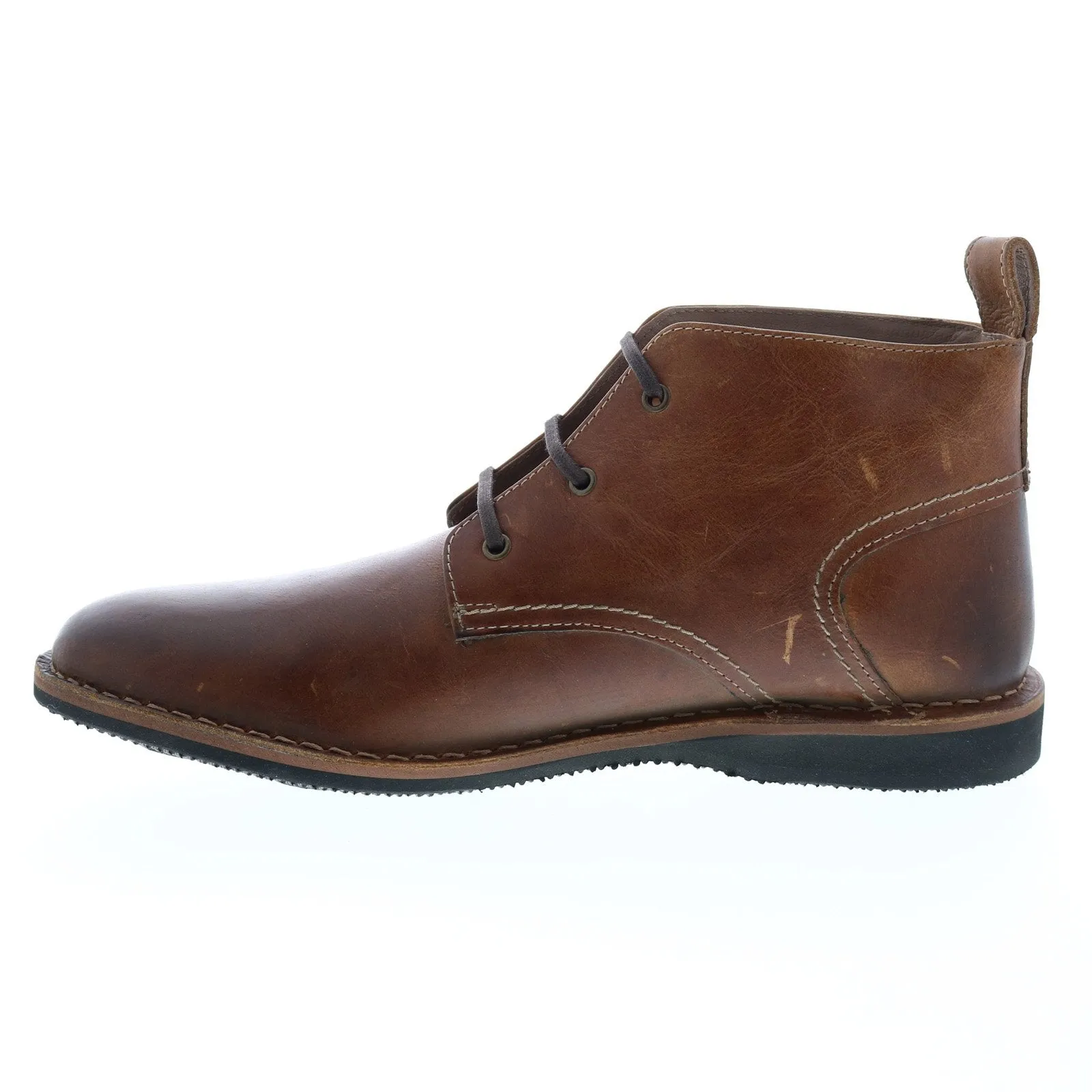 Andrew Marc Leather Chukka Boots for Men - Brown Chukkas