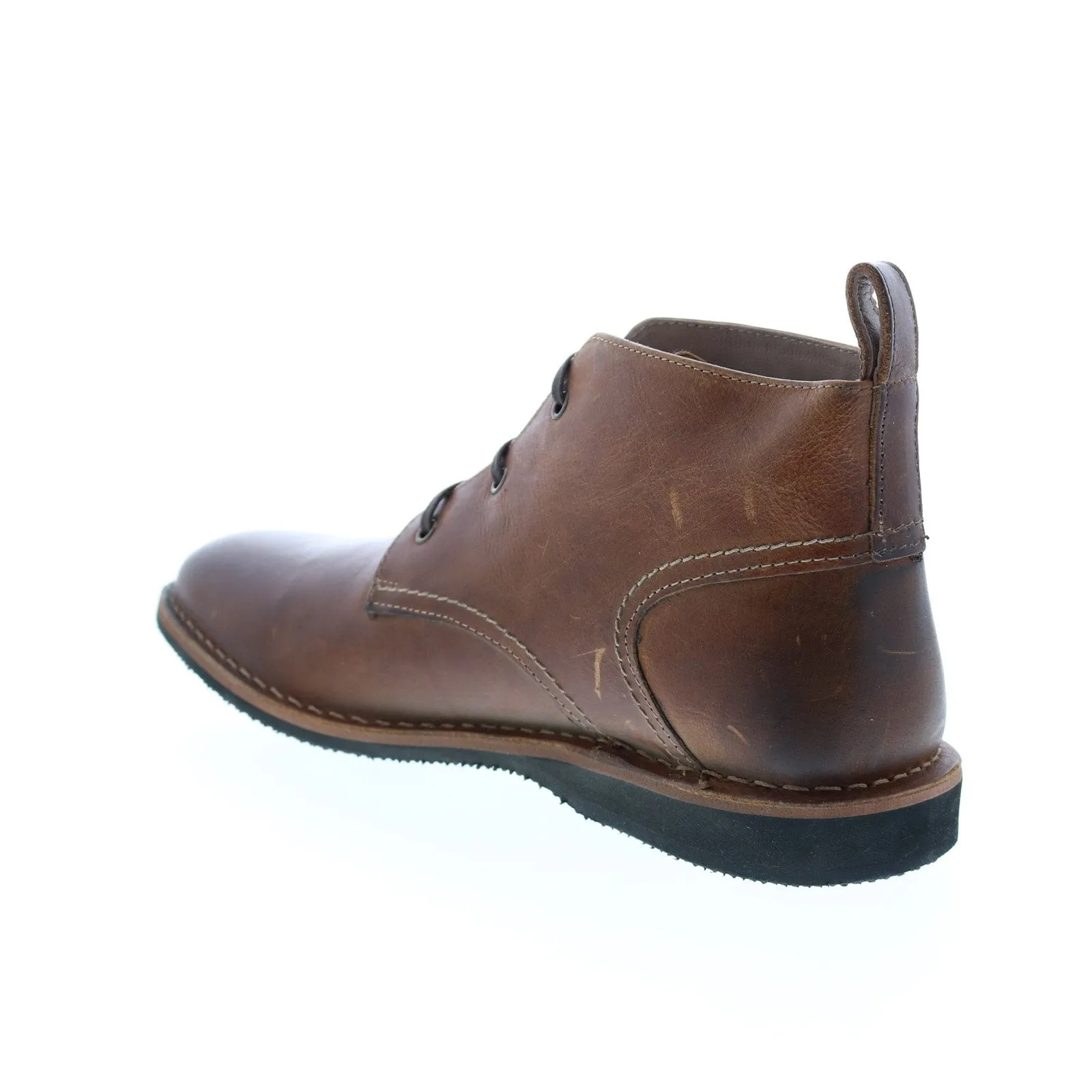 Andrew Marc Leather Chukka Boots for Men - Brown Chukkas