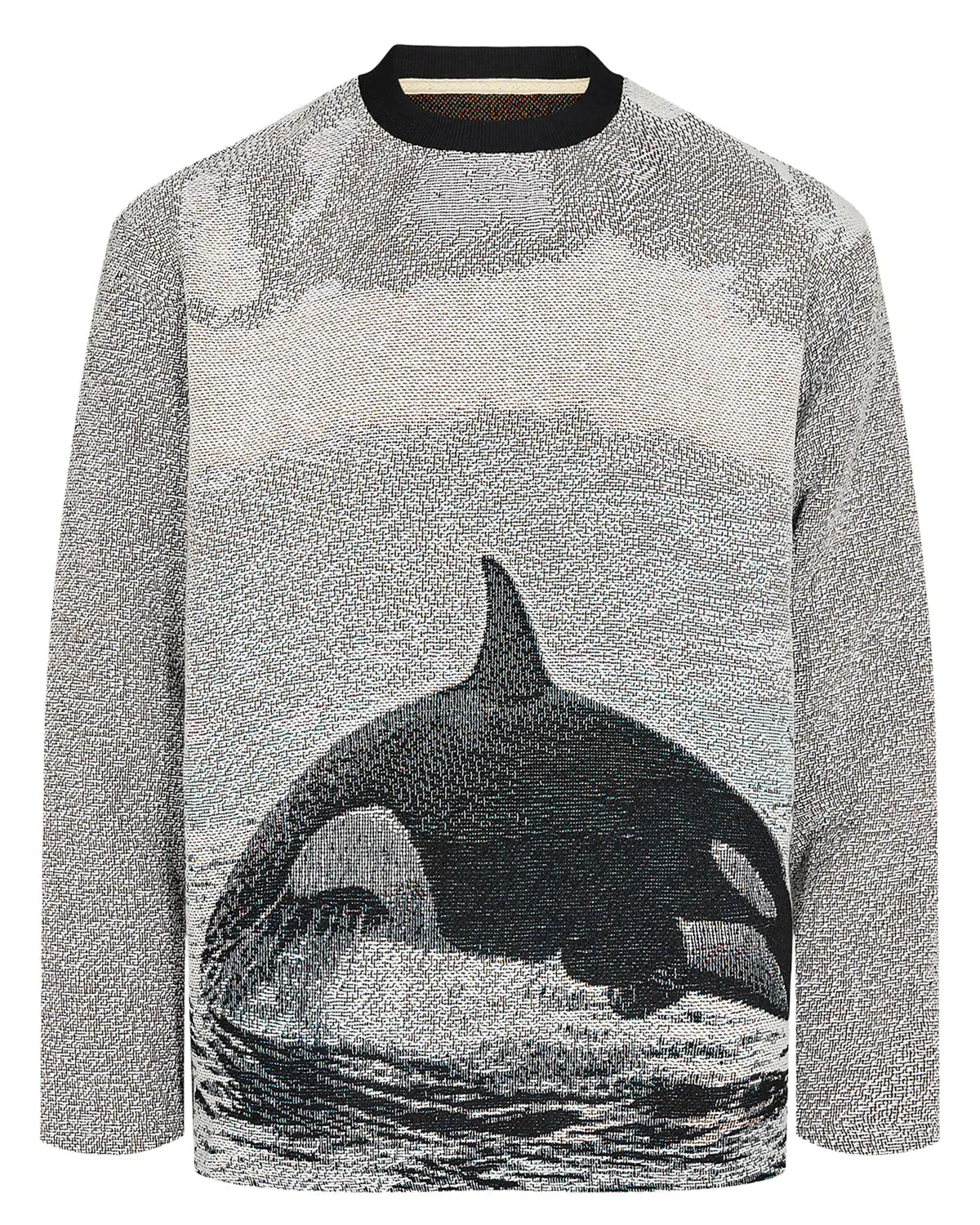 Orca Whale Jaquard Knit by ANERKJENDT