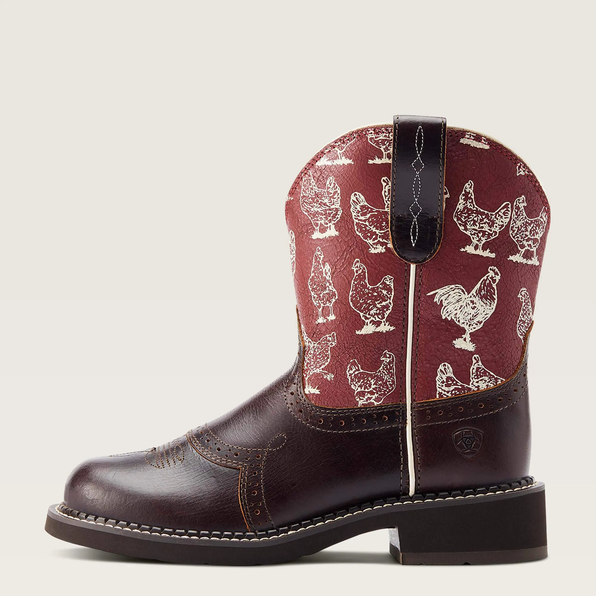 Farrah Hen Heritage Fatbaby Boot by Ariat Women