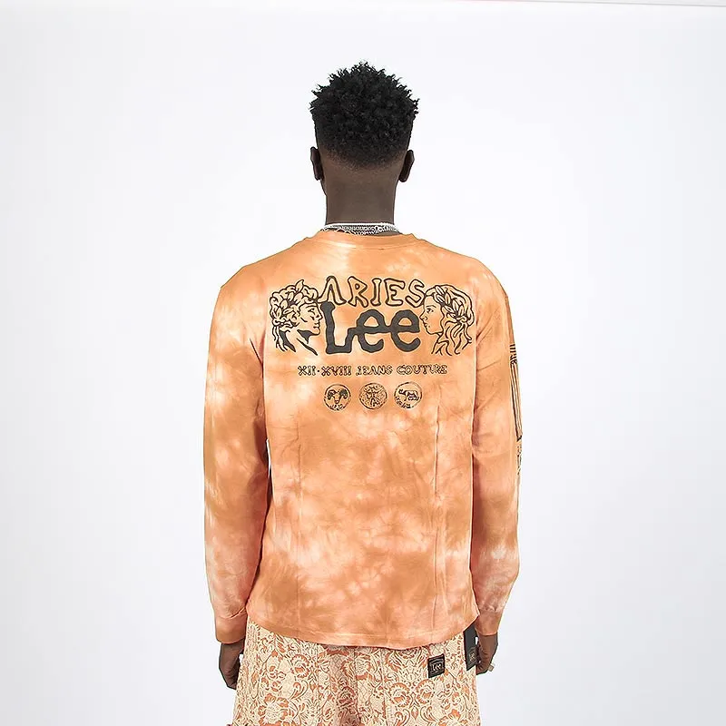 Aries Arise x Lee Jeans Collab LS Tee Tie Dye