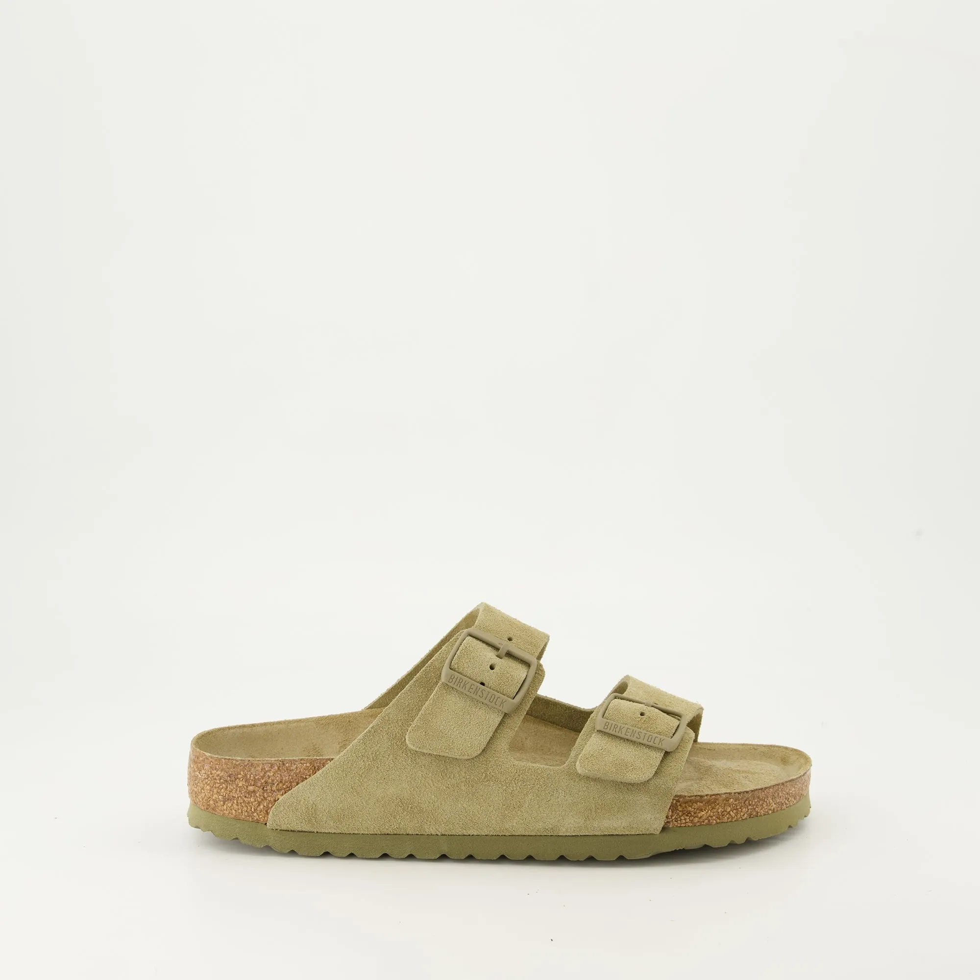 Arizona Suede Slides Green