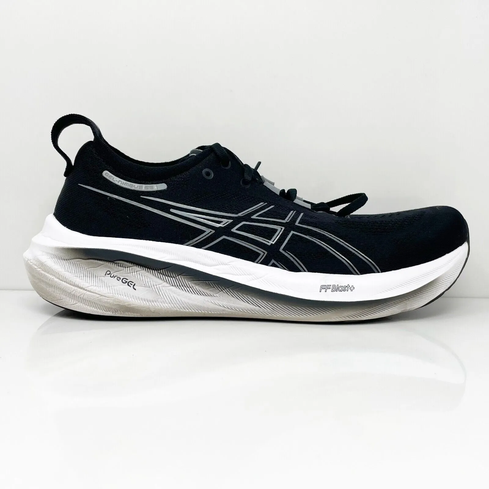 Asics Mens Gel Nimbus 26 1011B794 Black Running Shoes Sneakers Size 10.5