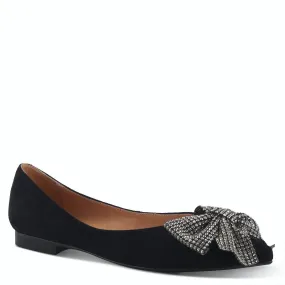  Azura Adularia Ornate Ballet Flat in Black CLOSEOUTS  