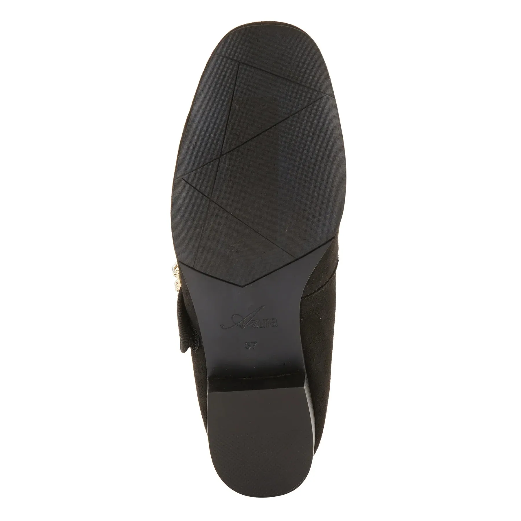  Azura Ametrine Ornate Mary Jane Flat in Black  