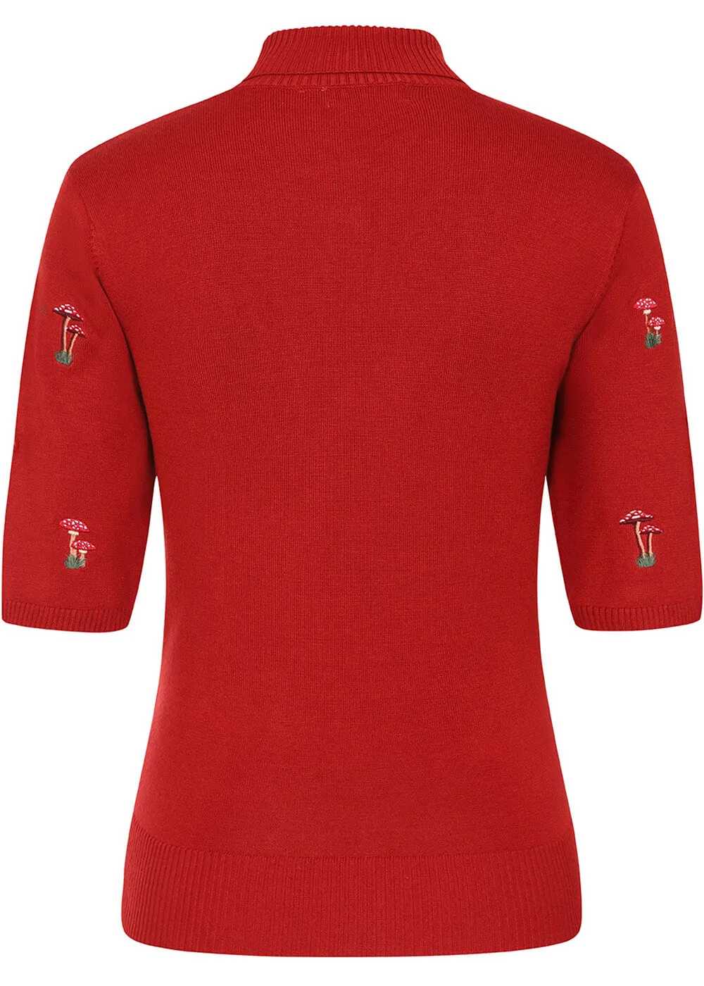 Banned Mushroom Dreams 40's Jumper Red