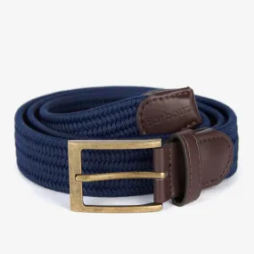 Barbour Nevis Navy Web Belt