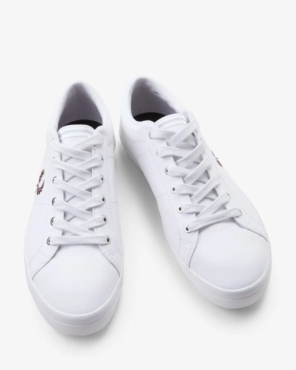 Baseline Twill Mens Leather Trainers