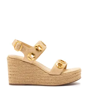 Beige Raffia Milan Espadrille