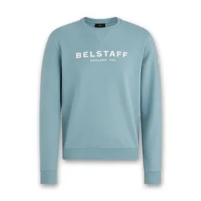 Belstaff 1924 Arctic Blue Logo Sweatshirt