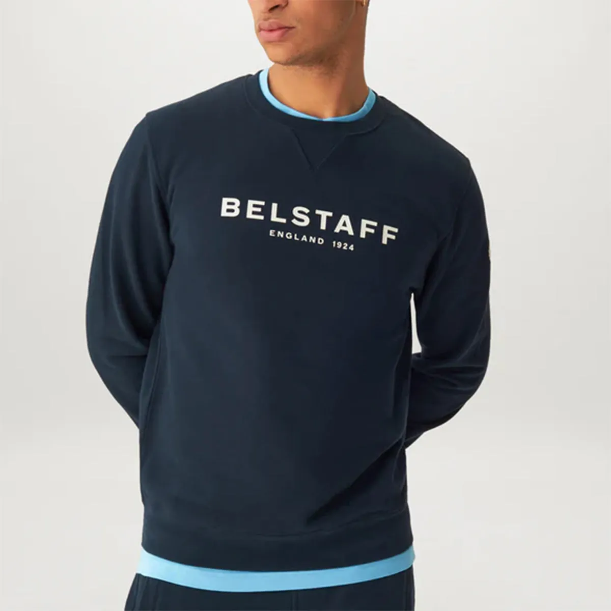 Belstaff 1924 Dark Ink Logo Sweatshirt